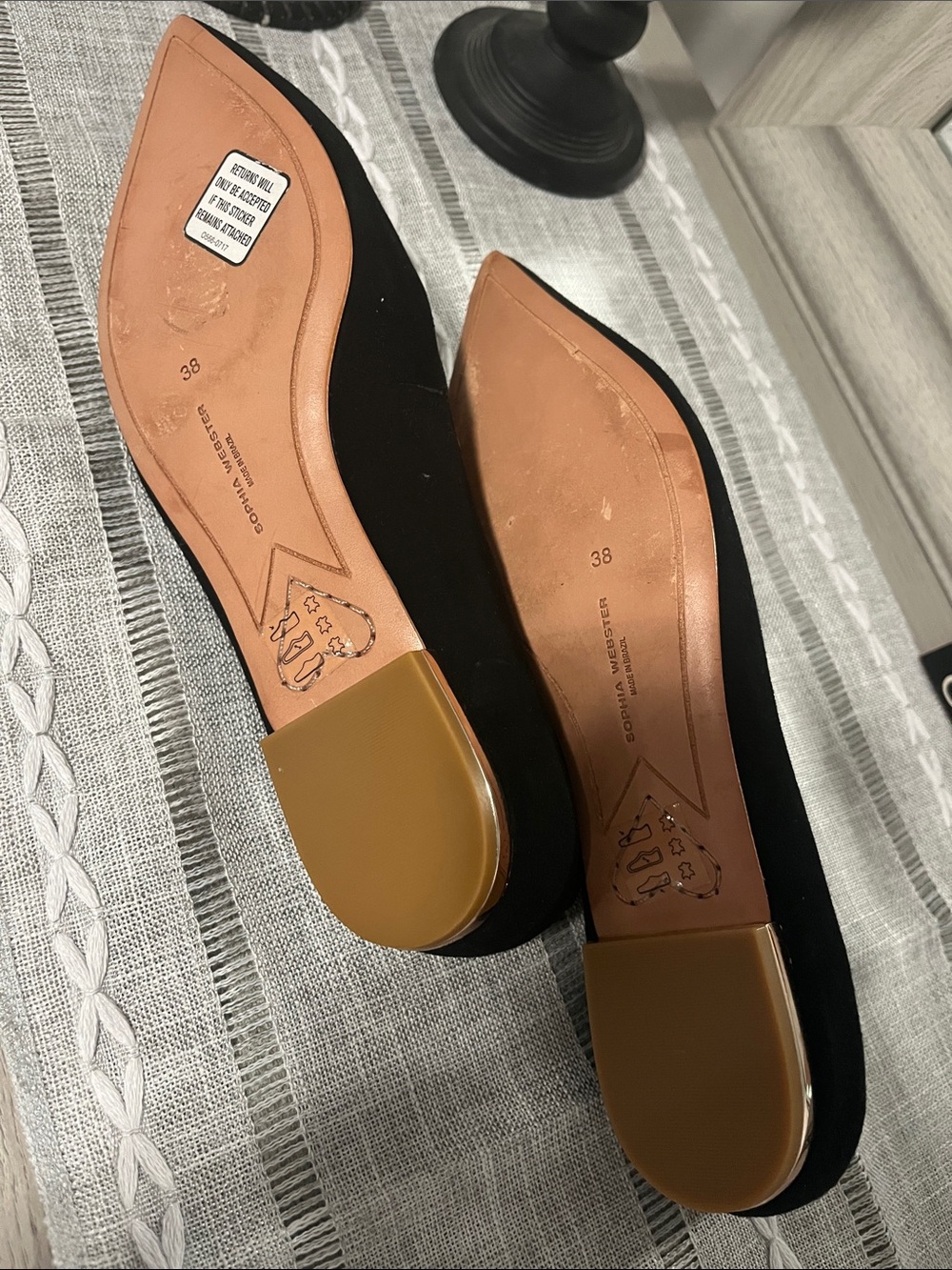Sophia Webster Black Butterfly Flats 🦋 - Picture 4 of 5
